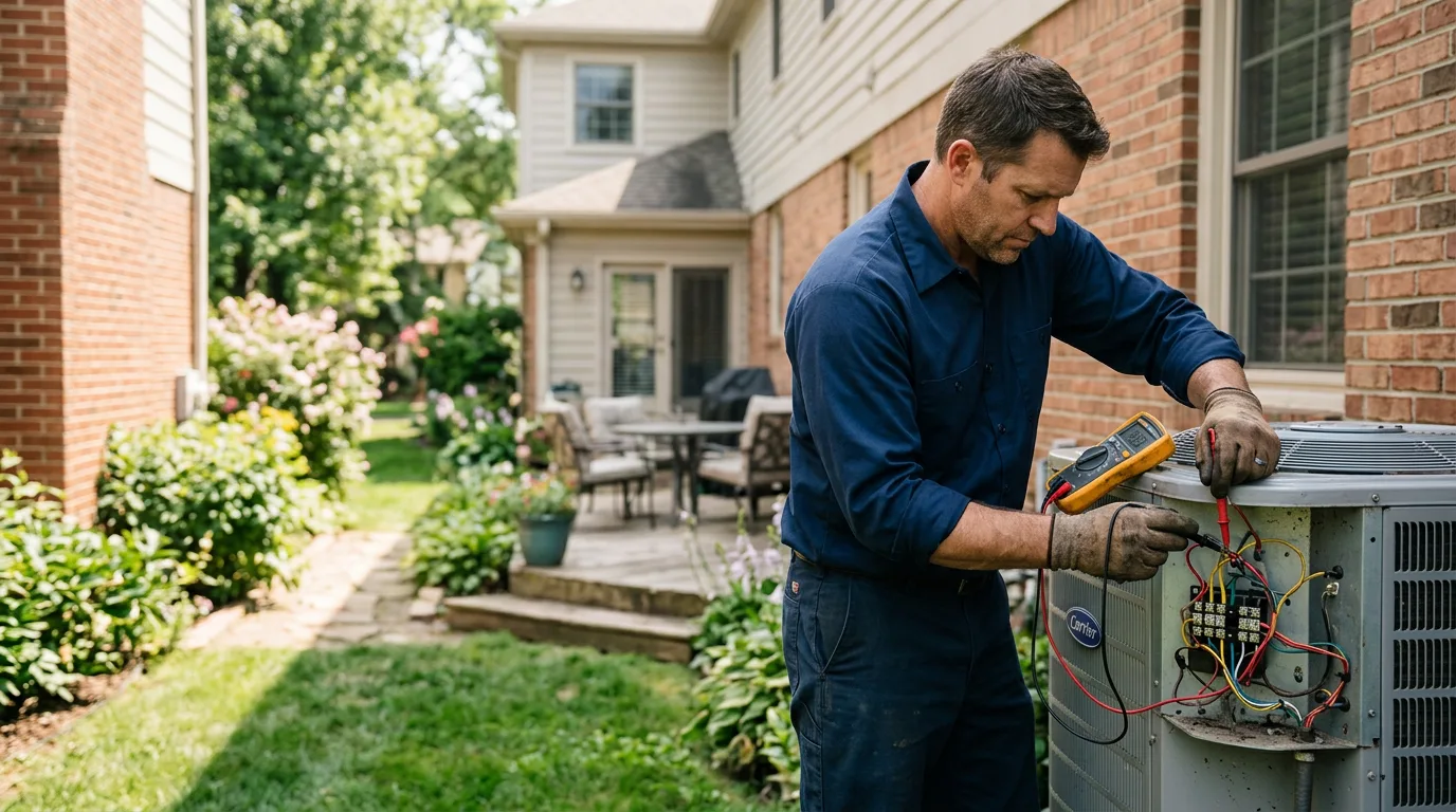 HVAC technician working near Roaring Branch, PA